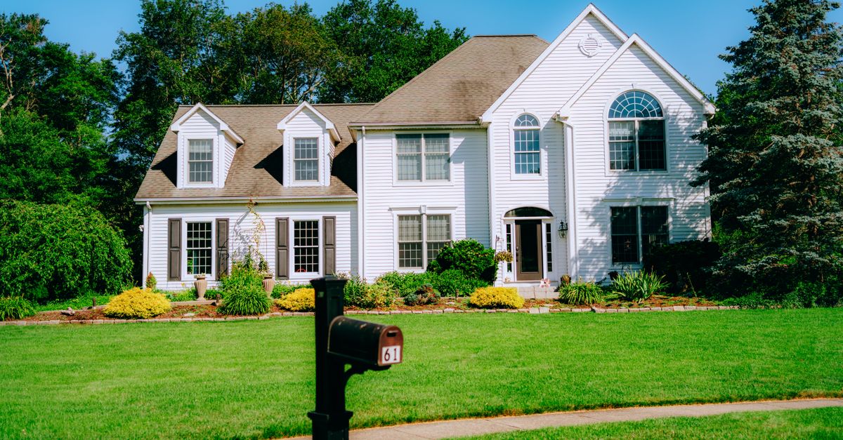 Beautiful green landscaped lawn in South Carolina